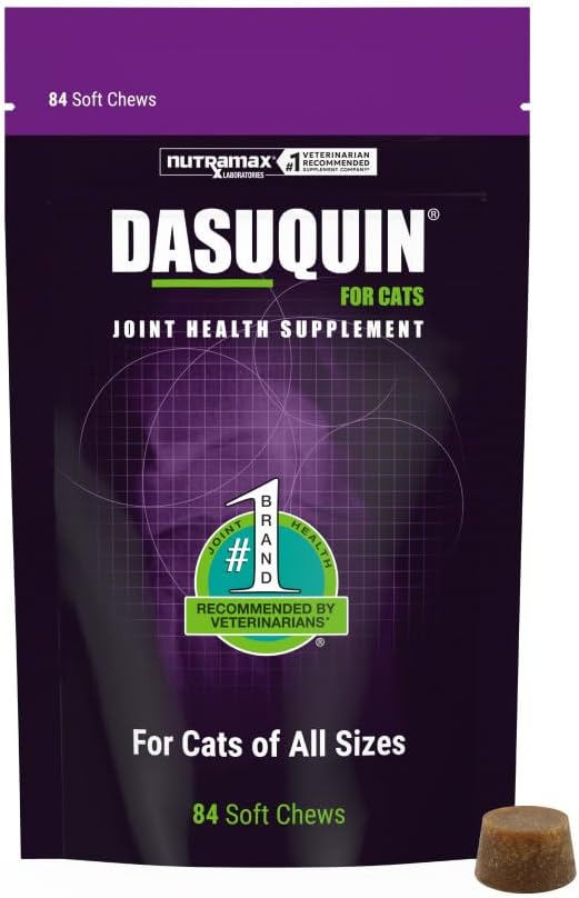 Nutramax Dasuquin joint supplement for cats, 84 soft chews
