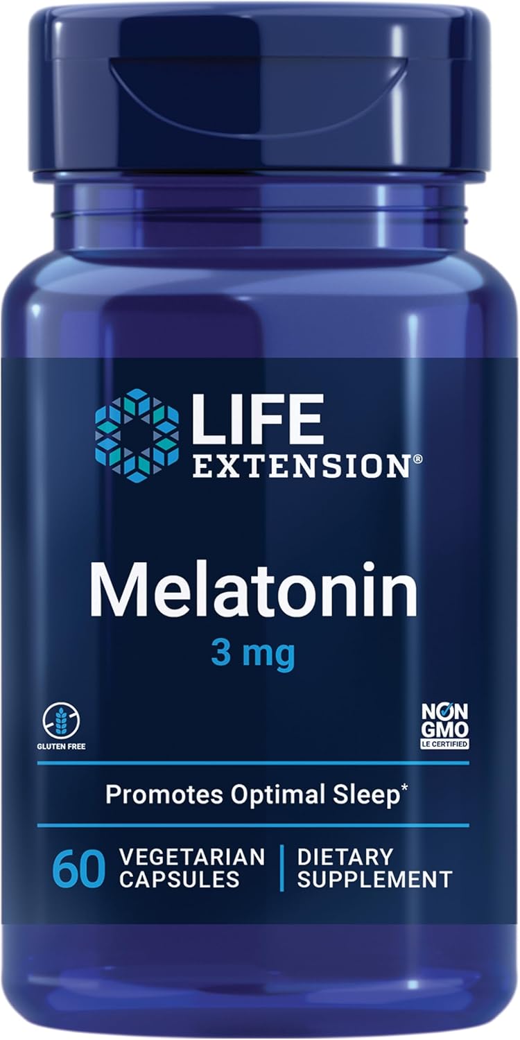 Life Extension Melatonin 3 mg vegetarian capsules